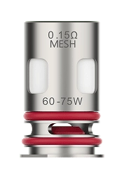 The GTX 0.15Ω and 0.2Ω Mesh Coils, a perfect pairing for the best high power vapes, delivering massive clouds and intense flavor.