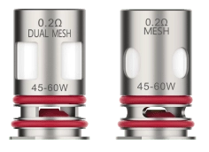 The GTX 0.2Ω dual mesh coil and 0.3Ω single mesh coil, professional vape options for a customized flavor experience.