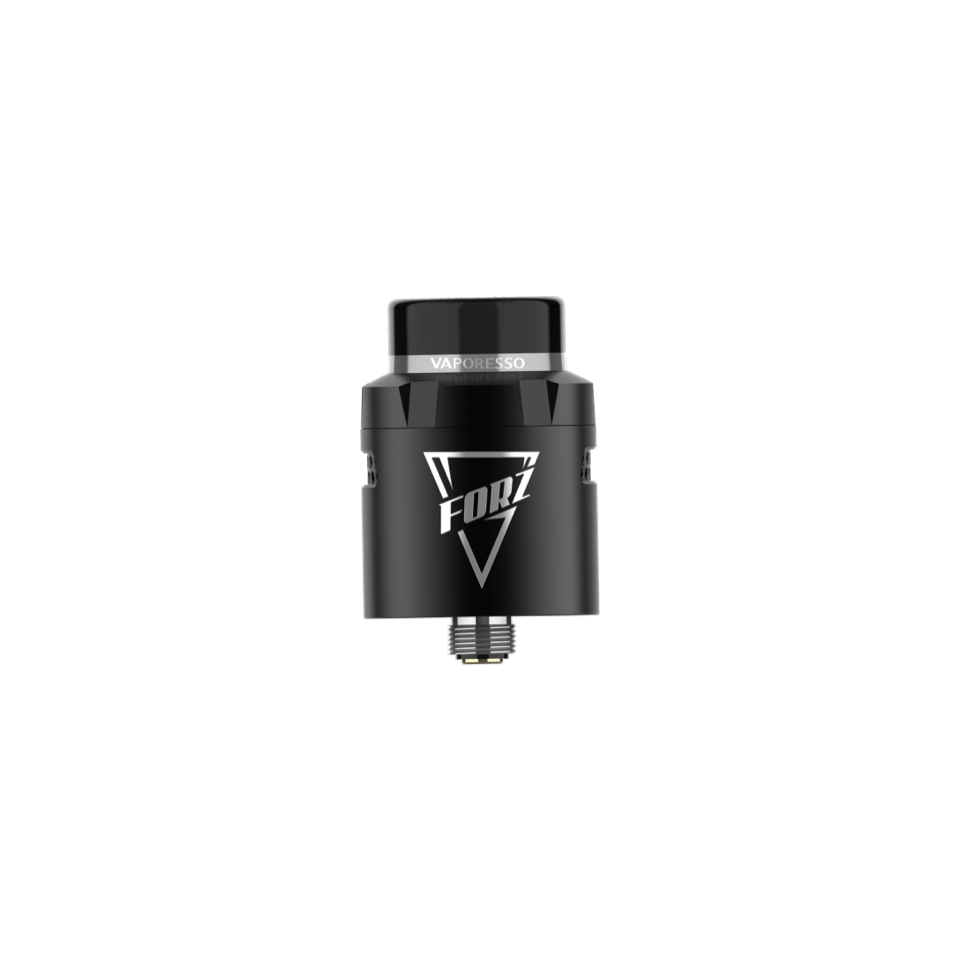 Vaporesso FORZ RDA: atomizador de goteo reconstruible optimizado para la creación de resistencias personalizadas y para vapeadores avanzados que buscan un control total del sabor.