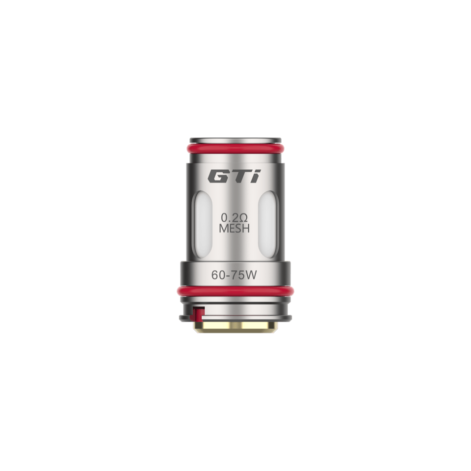 Resistencias Vaporesso GTI: resistencias de malla subohm de alta potencia para un vapor denso y un fuerte golpe de garganta, perfectas para el vapeo DTL (directo a pulmón).