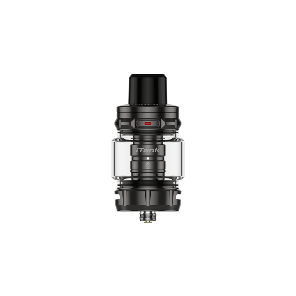 Vaporesso iTank 2: atomizador sub-ohm mejorado con flujo de aire optimizado y compatibilidad con resistencias de malla GTI para una producción de vapor densa.