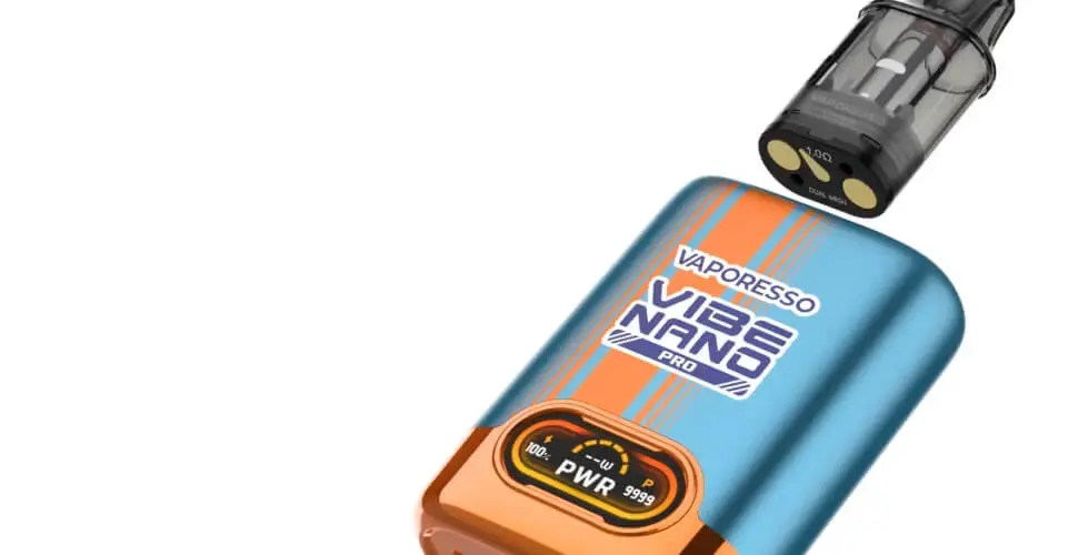 The VAPORESSO VIBE Nano Pro, powered by the smart and powerful AXON Chip, delivering consistent best flavor vapes from your starter vape kit.