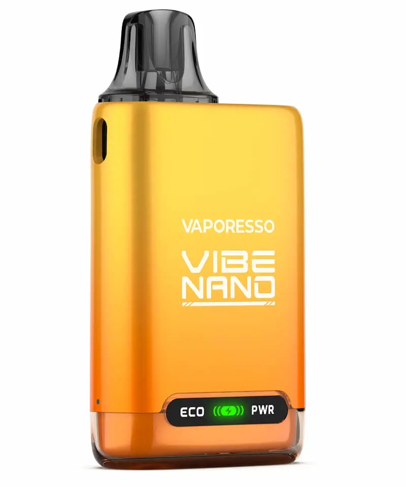 vaporesso, vibe nano, bettery life, light